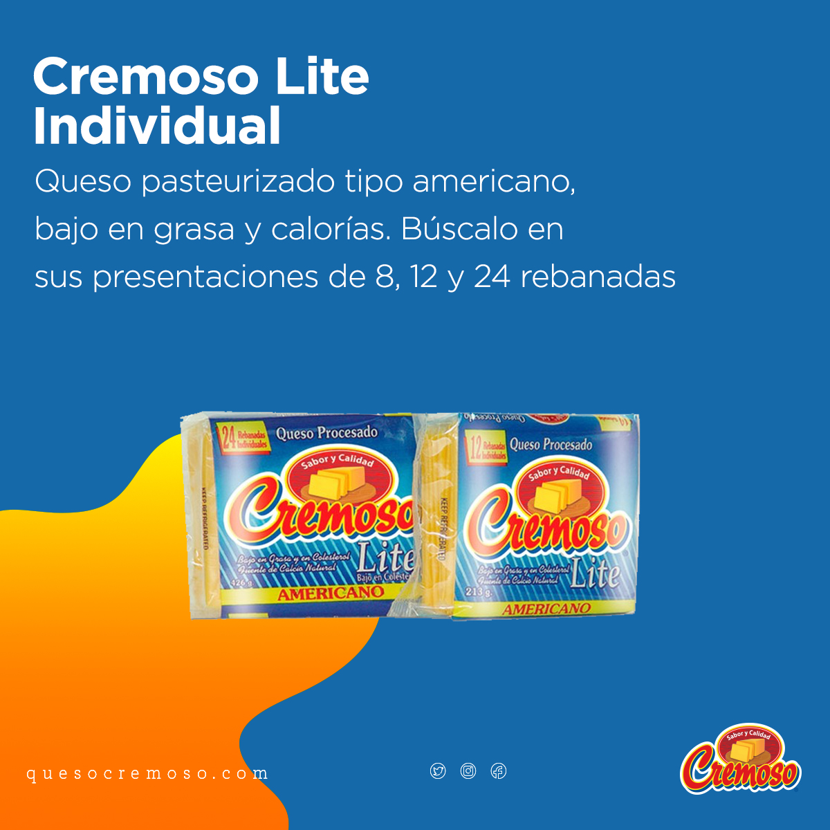QuesoCremoso's tweet photo. Nuestros Quesos empacados son super prácticos y con el mismo sabor y calidad Cremoso. Encuéntralos en las neveras de tu super favorito.
#Panama #Queso #ComoRico #HTzanetatos @htzanetatos https://t.co/aoKEOu0Y0k