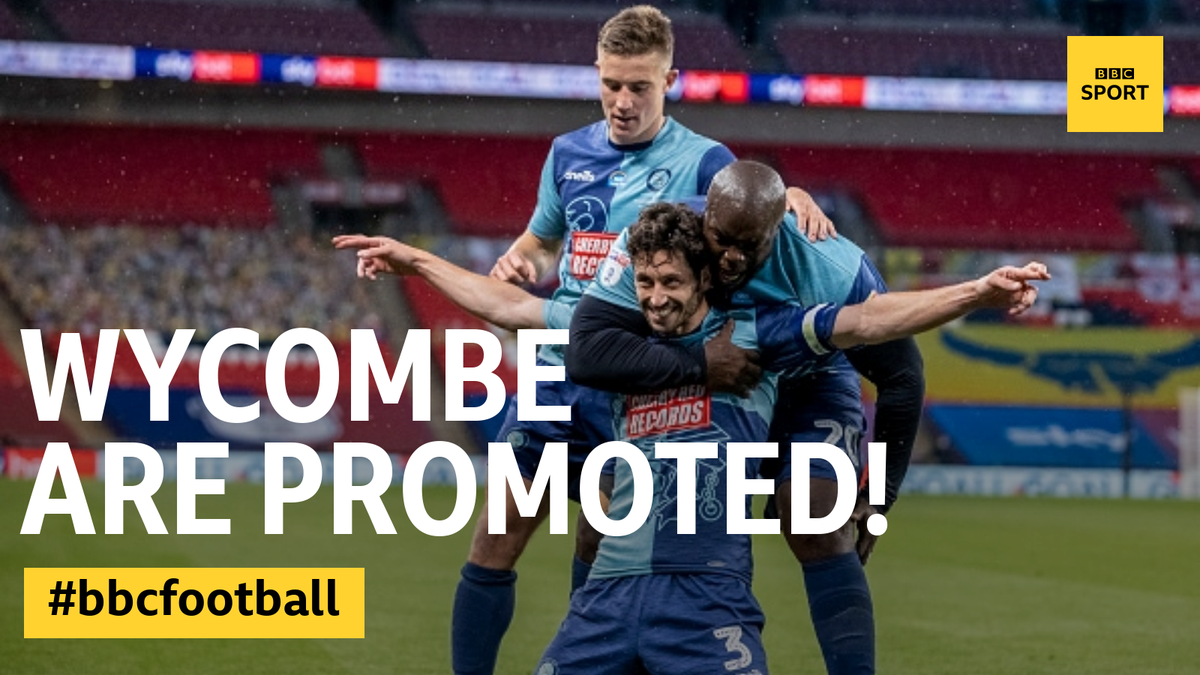 THEY'VE DONE IT! 🏆

Against all odds, Wycombe Wanderers are promoted to the Championship for the first time in their history! 

👉 bbc.in/3eoAizv #OXFWYC #bbcefl