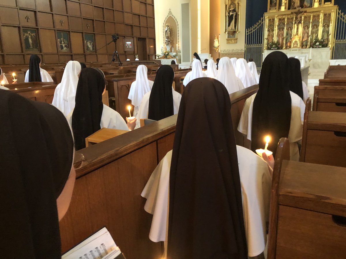 SistersofMaryOP's tweet photo. “The soul always fears until she arrives at true love.” --St. Catherine of Siena https://t.co/Ydo32Fu5TJ