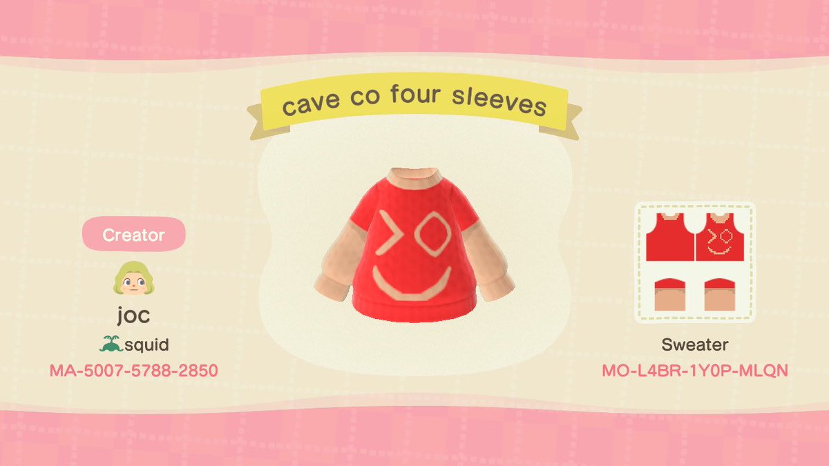 caveco_'s tweet photo. #caveco hey, four-sleeves! x #acnh https://t.co/2EQJf0or5H