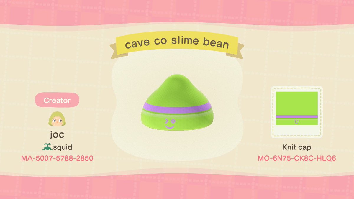 caveco_'s tweet photo. #caveco stripey beans in slime, sand, and lavender x #acnh https://t.co/jpq3UduEgo