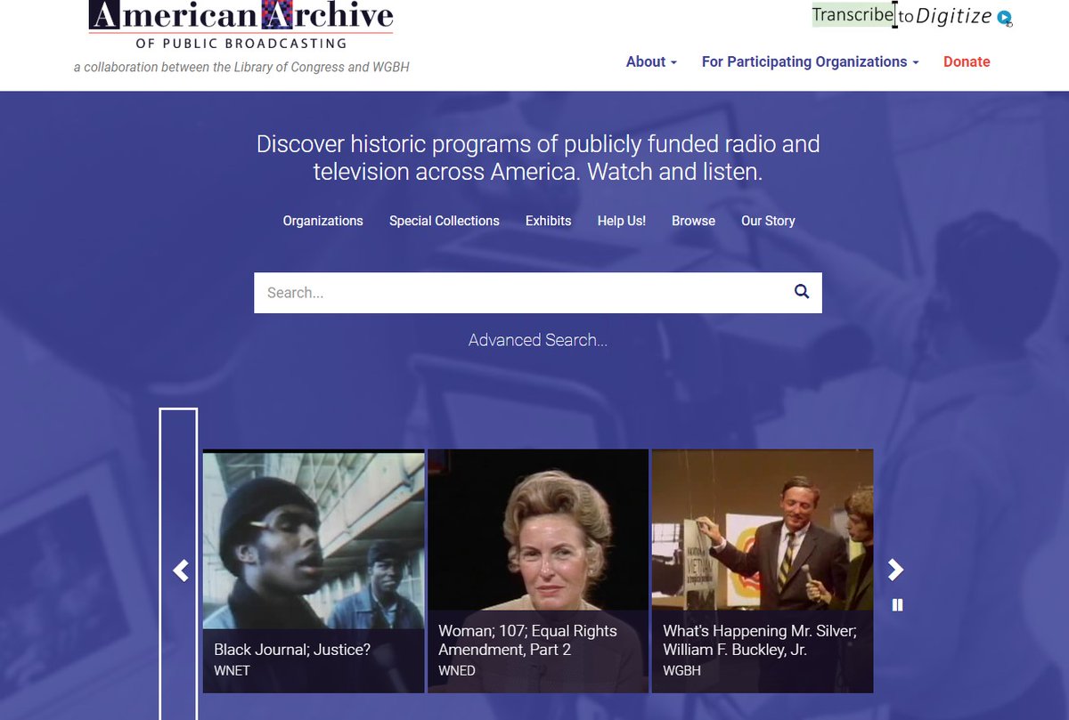 TeachingLC's tweet photo. Are you using the American Archive of Public Broadcasting? You should! #civicsgirl gives some great suggestions on how to use it in today's blog. https://t.co/rmDN5zDcw7 #edchat #sschat #ncss #ncte https://t.co/GFkAF9O0kM