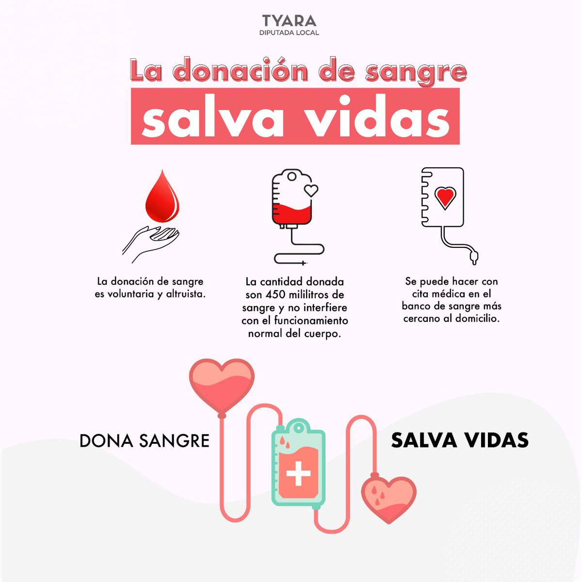 tyaraschleske's tweet photo. Donar sangre es un acto de amor que salva vidas. Frente a los múltiples desafíos que presenta el COVID-19 , es muy importante que los Donantes  de Sangre continúen con su acción solidaria. 🩸 https://t.co/n7eypEicvo