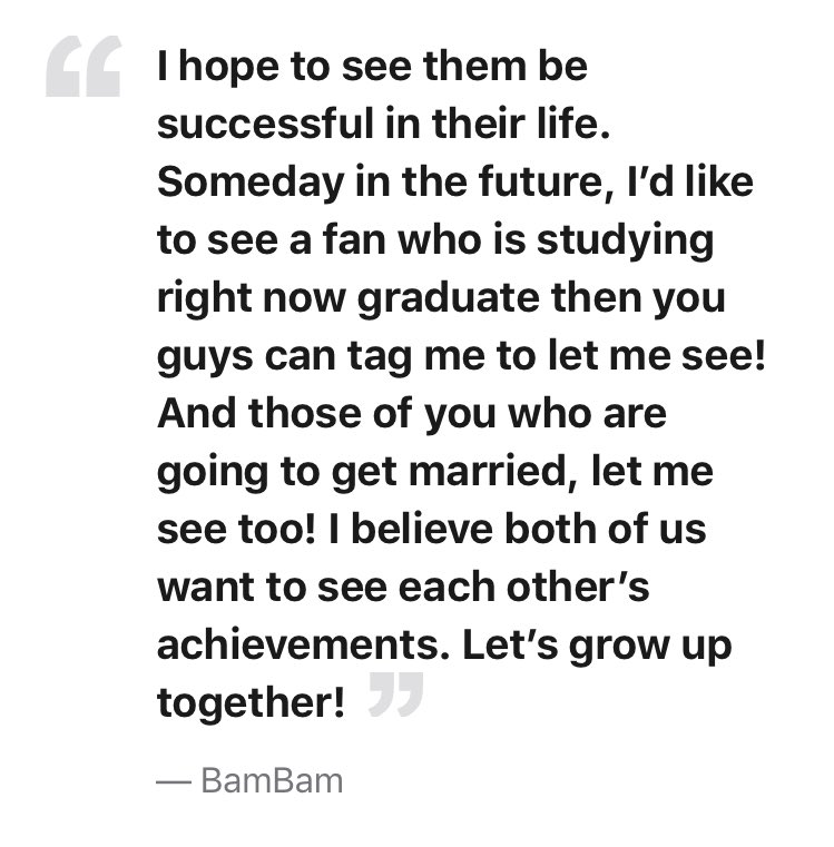 [END] BAMBAM BESTEST MAN! 