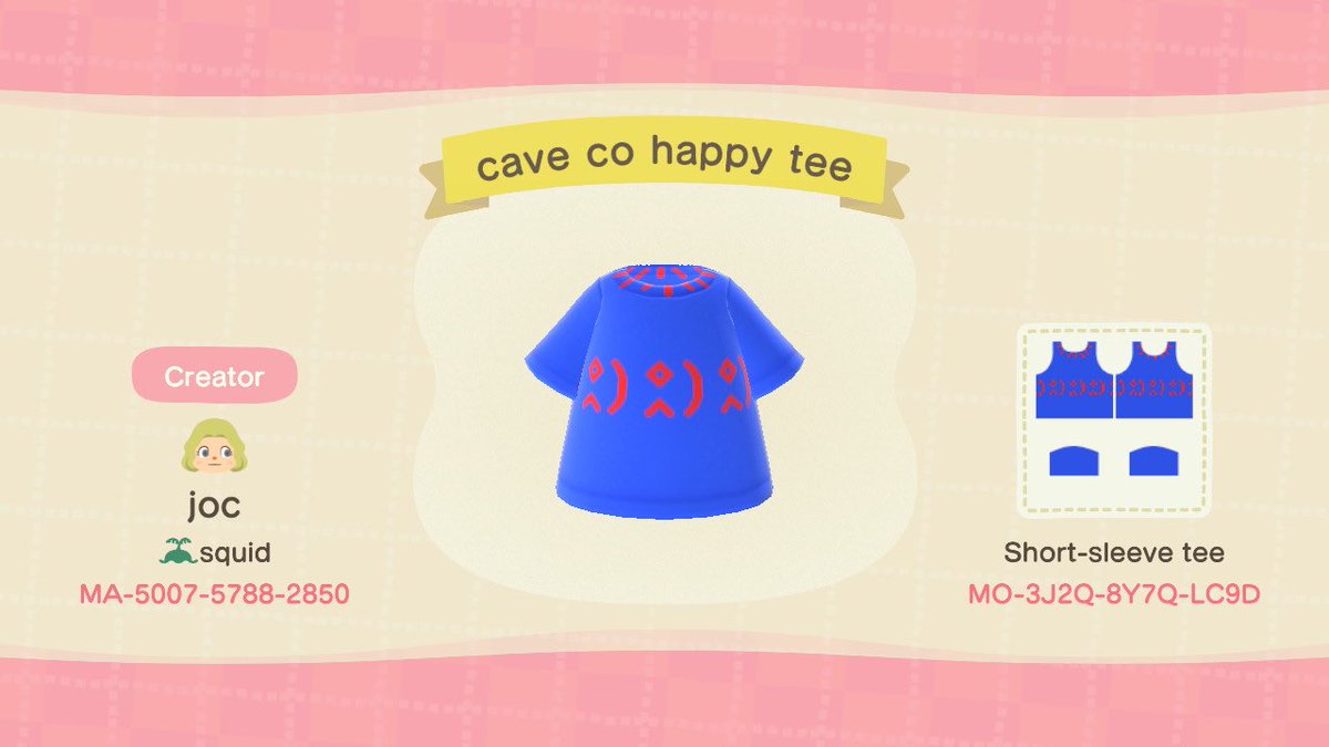 caveco_'s tweet photo. #caveco happy tee x #acnh :) https://t.co/fEXdvdrm7j