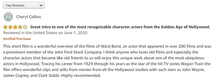 IsDocu's tweet image. Our "This Is... Ward Bond" #documentary is getting wonderful #reviews on #AmazonPrimeVideo 

#AmazonPrime #Amazon #documentaries #oldhollywood #netflix #hulu #youtube #history #whattowatch #streamingnow #streaming