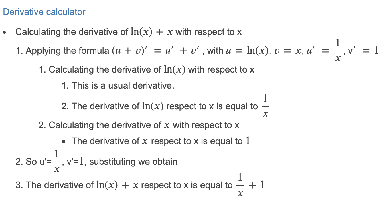 Derivative Calculator • With Steps!