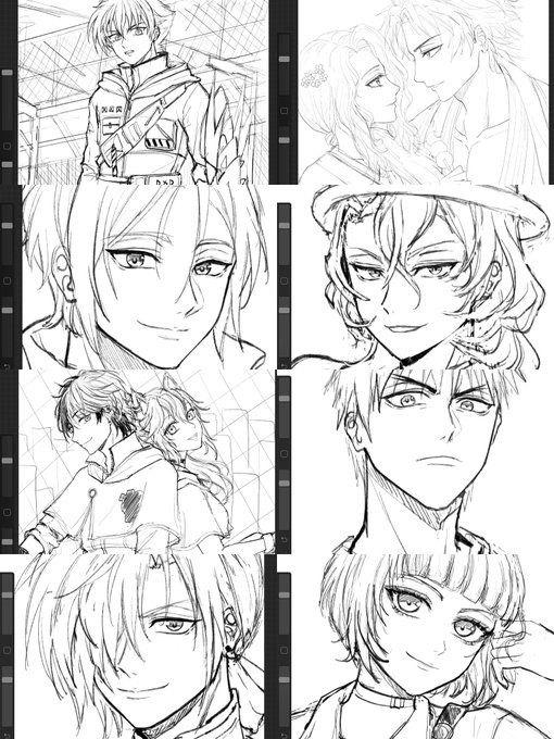 All Instagram commission sketches (in progress)
Will draw rough sketches of Twitter commissions next! #commissionsopen #commissions #artph #commission #ArtCommission #artcommissions #commissionedart 