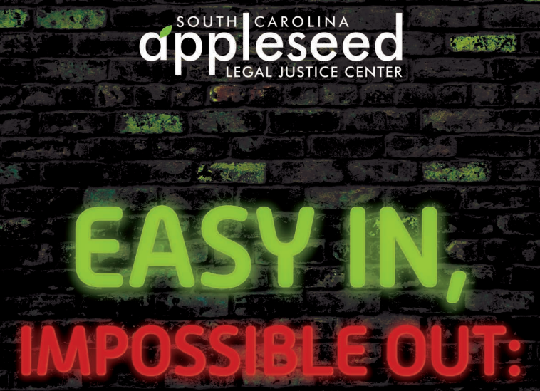 AppleseedSC's tweet photo. Today we released "Easy In, Impossible Out." A look at the human cost of the racial bias and negative impact predatory lenders have in communities across our state. Download here: https://t.co/AeVexy9TAc https://t.co/1psVBMnFZL