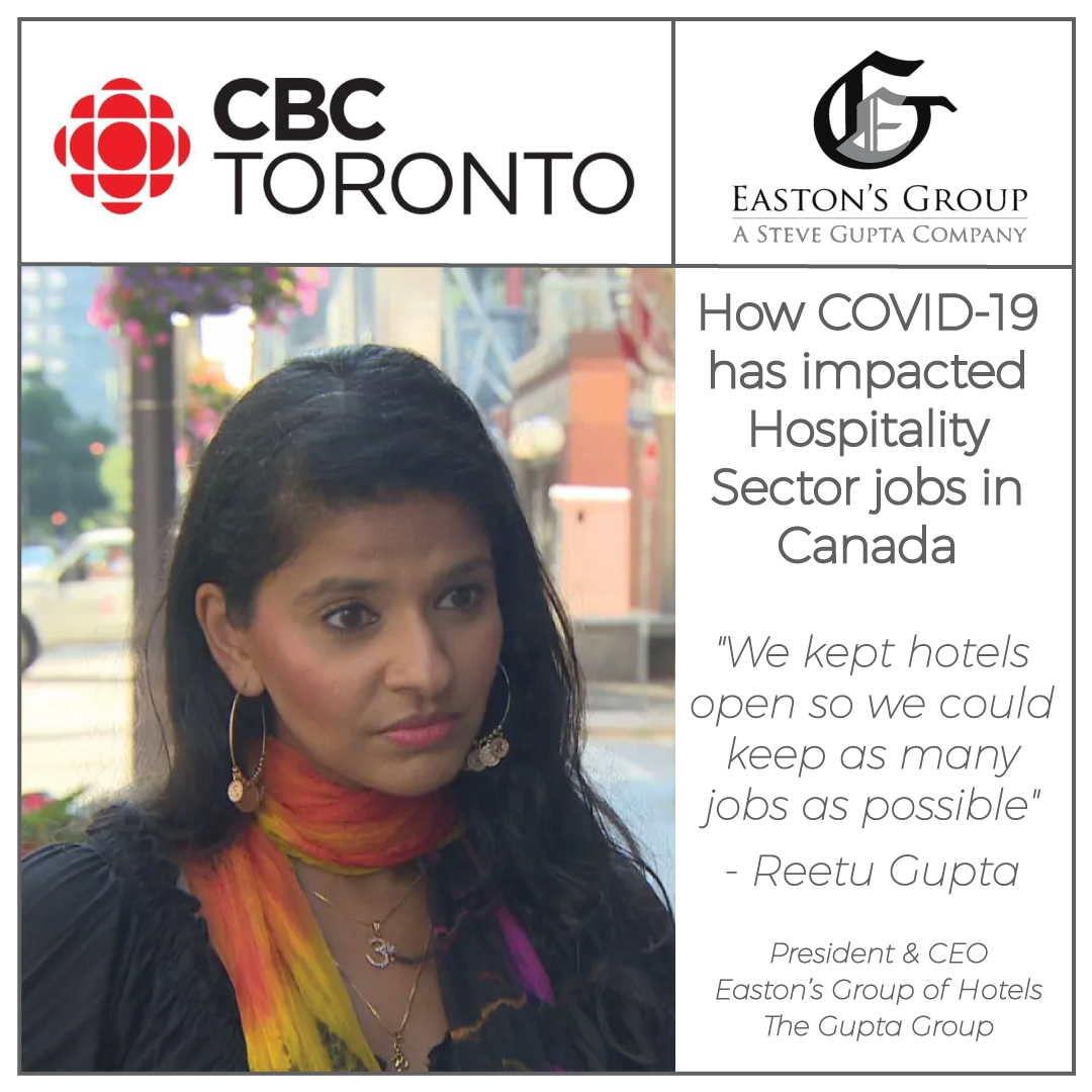 Our President & CEO, Reetu Gupta discusses how COVID-19 has impacted our hotels Click here to view: youtube.com/watch?v=ajBKtA… #HospitalityStrong #EastonsGroup #TheGuptaGroup #Hotel #travel #ReetuGupta #Toronto #YYZ