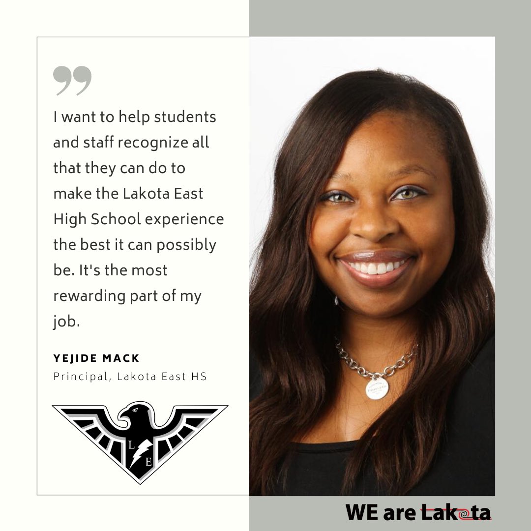 Congratulations @DocMackSHS on being named Principal <a href="/East_Hawks/">Lakota East High</a>! A wonderful family that will welcome you with open arms #theEASTway #WEareLakota