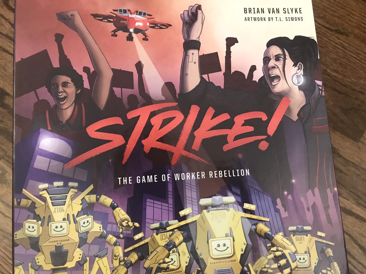 MattMilkoGames's tweet photo. Yes! Was honored to playtest this around the time when I was striking with Chicago’s teachers. Great game, great theme, and can’t wait to dig in! @thebrinos @TESACollective https://t.co/sTAi7UJGDJ