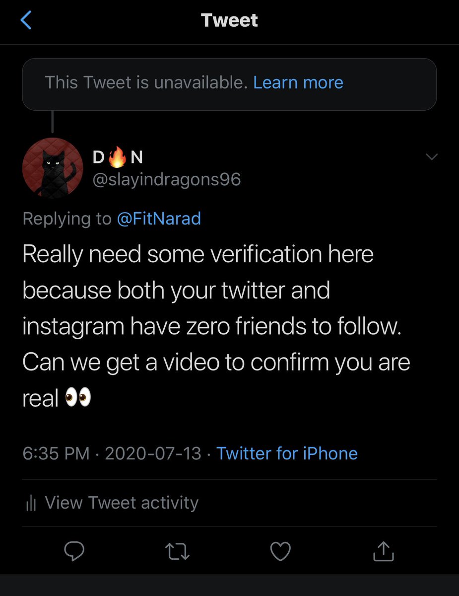 gossipgayyyy's tweet photo. @FitNarad I’m gonna go on full detective mode if you choose to block me next 🧐 #isHeReal https://t.co/SYks1j0b16