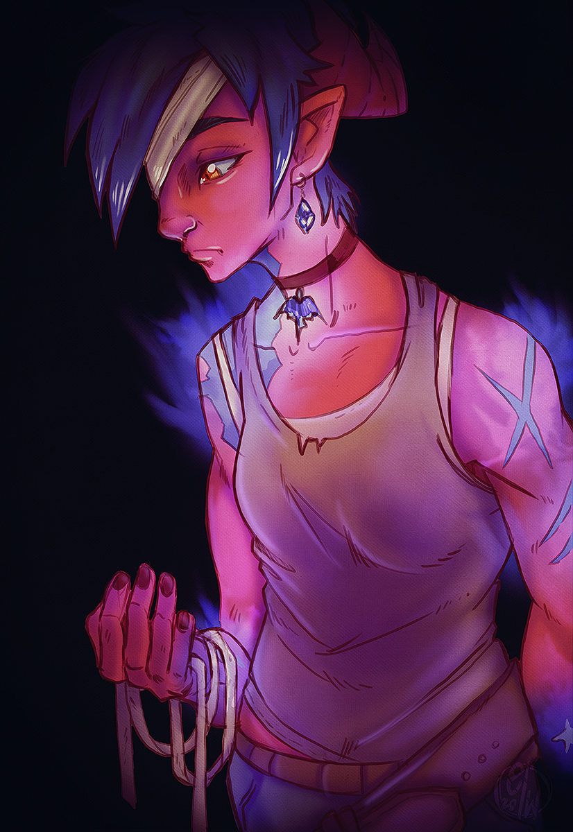 EzzaLinArt's tweet photo. My two favorite #artfight attacks so far, the first for @ArtofAndeath , the second for local_demonic on IG. AF has been great for practicing and pushing styles, I think I'm getting better ^_^ #teamsugar #teasmspice #witch #devilborn #DigitalArtist https://t.co/916OGTrzft