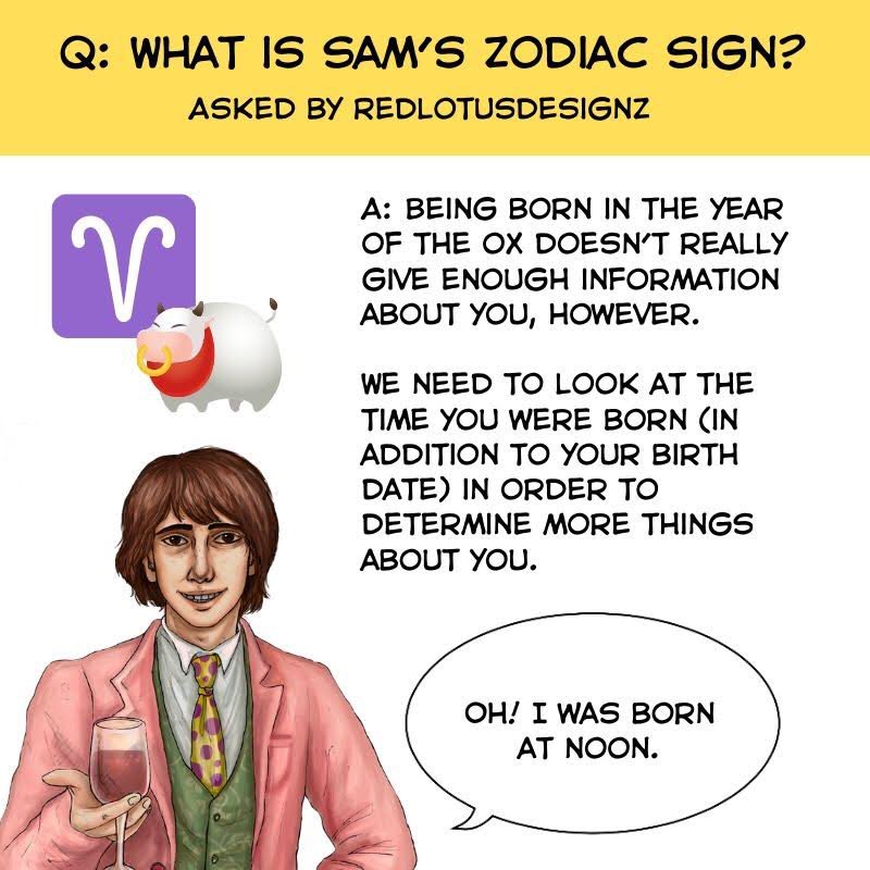 IWDL_Writer's tweet photo. Sam and I answer @redlotusdesignz’s question. #illustration #art #tapas #webtoon #zodiac #aries #chinesezodiac #astrology #myart #saminnyc #findingsam #madeincanva #artistsontwitter #artisfsoftwitter https://t.co/uzLw33SyTL