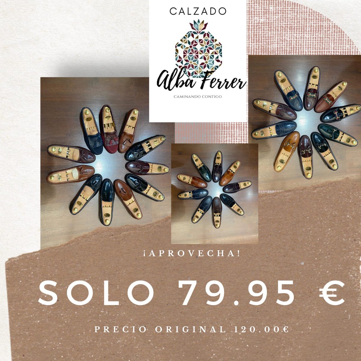 MallorcaOutlet's tweet photo. Seguimos con nuestras súper REBAJAS !!!! Mocasines de piel hechos a mano en Mallorca .... de 120€ a 79,95€ . Se hacen envíos a domicilio https://t.co/AU6DPJjPE0