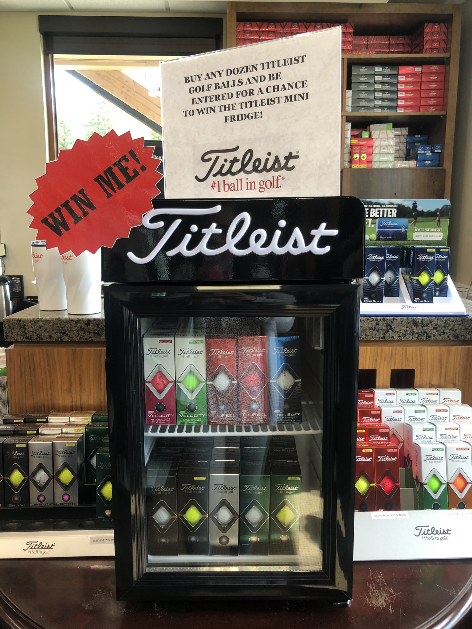 Titleist mini fridge deals