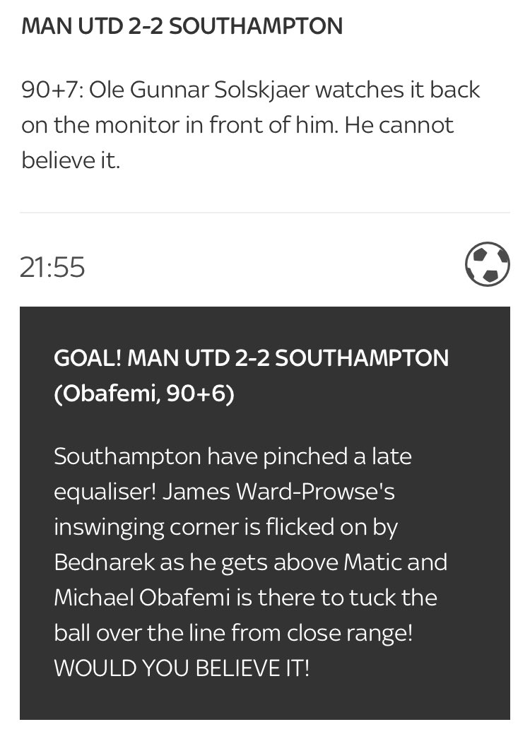 Days since Man United won the Premier League tweet media