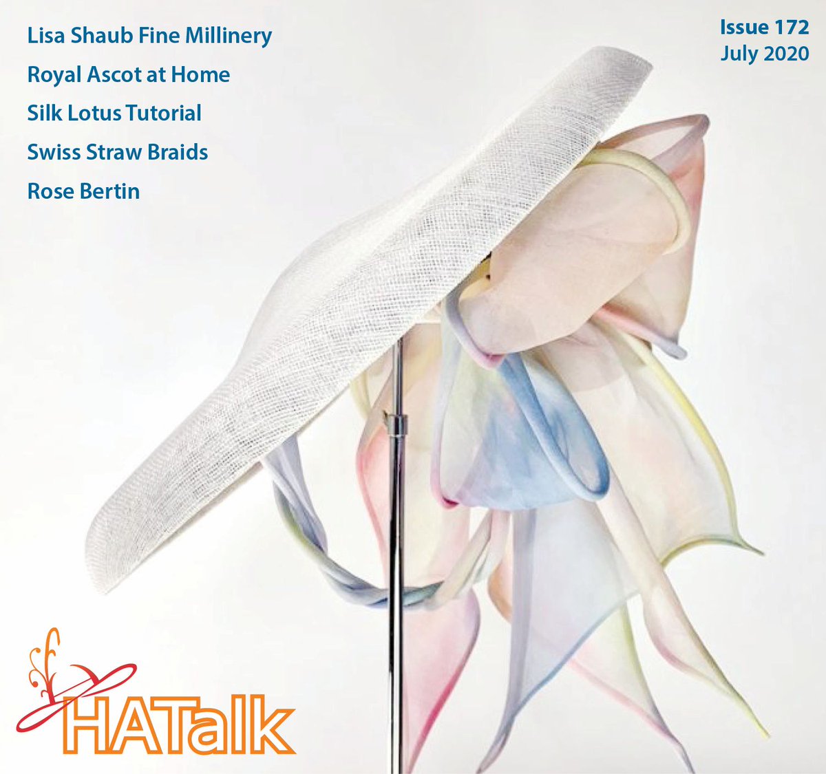 HATalkemag's tweet photo. Our July Hat of the Month was made by Georgina Abbott of @AtelierMilliner and auctioned off as part of the Royal Ascot at Home #StyledwithThanks fundraising campaign. Download the full issue to find out more. https://t.co/XE6hQLHa8q #millinery #RoyalAscot #AtelierMillinery https://t.co/Nk9H5JxHp9