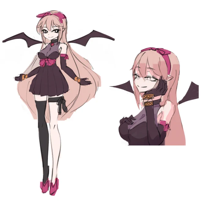 Making Phantom Rose 2: Lucia's design can be considered a bit cliche but I felt that it was a good way to create easily relatable antagonistファントムローズ メイキング2:ルーシアのデザインはクリシェっぽいかも知りませんが、簡単に共感できる姿にしようと思ってデザインしました 