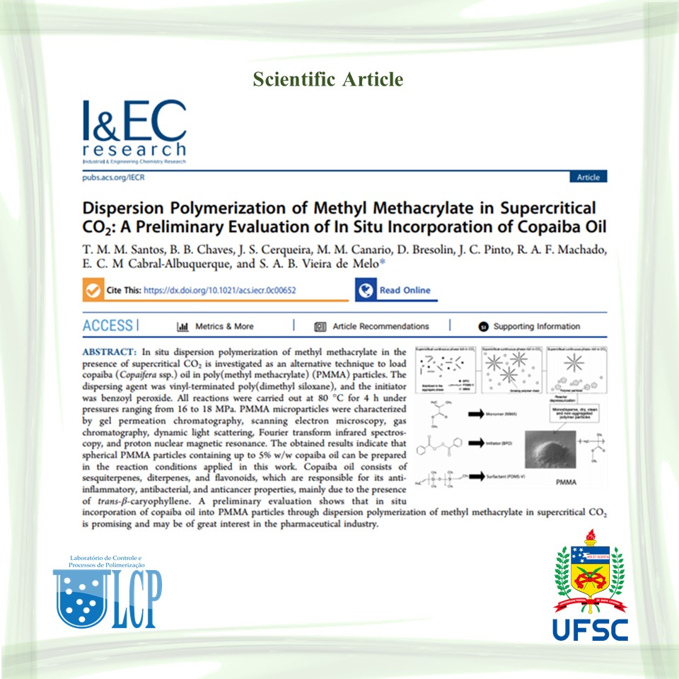 LCP_UFSC's tweet photo. Check out the latest publications from our group. Congratulations to all people involved! Go to https://t.co/WJ7q4jXIN5 to find out more!
#UFSC #EQA #LCP #research #chemicalengineering #acceptedpaper #Science #researchpapers https://t.co/ERoJ2jKo1P