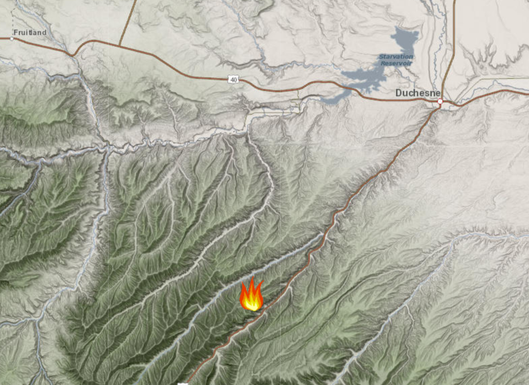 UtahWildfire's tweet photo. NEW START
Resources responding to the #AbbottFire in Duchesne County near Indian Canyon. Estimated at 3-5 acres and growing. No threats right now. Cause unknown. #ffslkw https://t.co/Bgbfwv3i2K