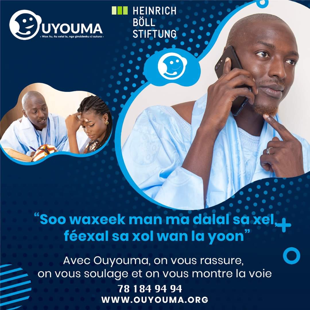 Oumyregina's tweet image. 🔴🔴🔴🔴🔴🔴🔴🔴
#MDHM Ep. 32(Der S.2)sera diffusé à 22h sur la @2STv
🔴🔴🔴🔴🔴🔴🔴🔴
#Kebetu
Par ailleurs, nous vous informons de la mise en ligne de #Ouyouma. C'est une plateforme d'écoute active au Sénégal, mettant en relation des personnes dans le besoin d'un accompagnement