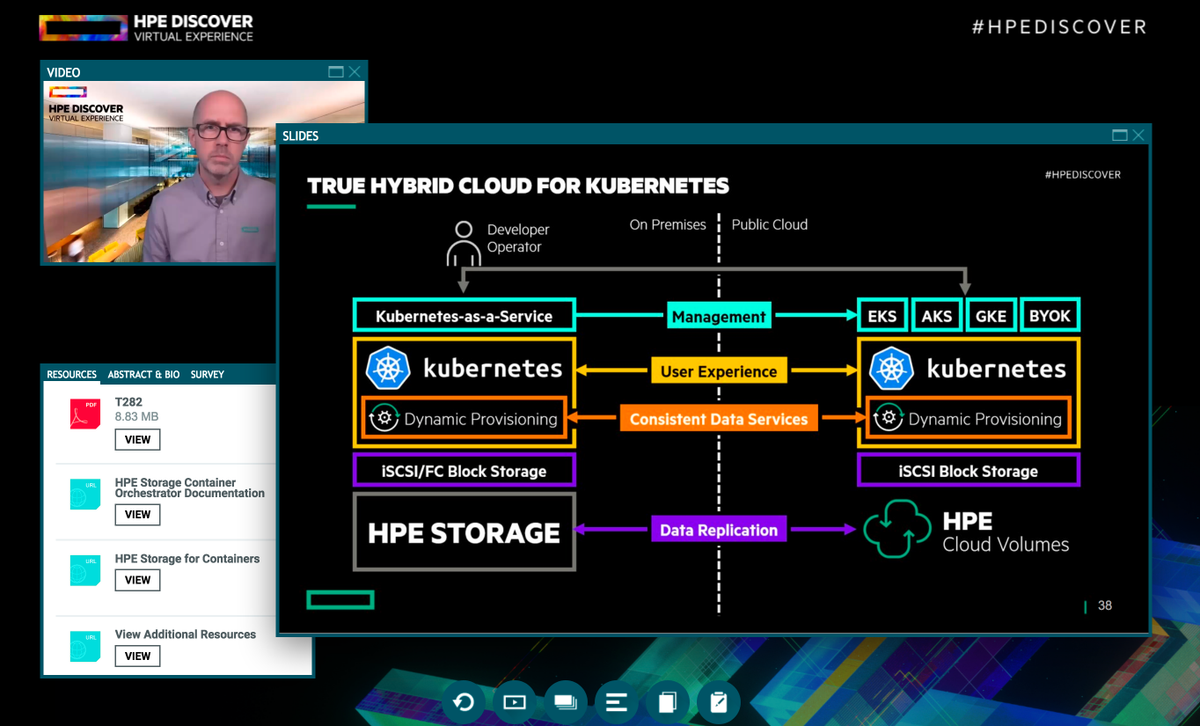 Yep, #HPEDiscover Virtual Experience is still running! Sign up (it's FREE) and learn about Accelerating Hybrid Cloud Workloads with Persistent Storage on #Kubernetes datamattsson.io/2VCh42K #NimbleStorage #HPECloudVolumes