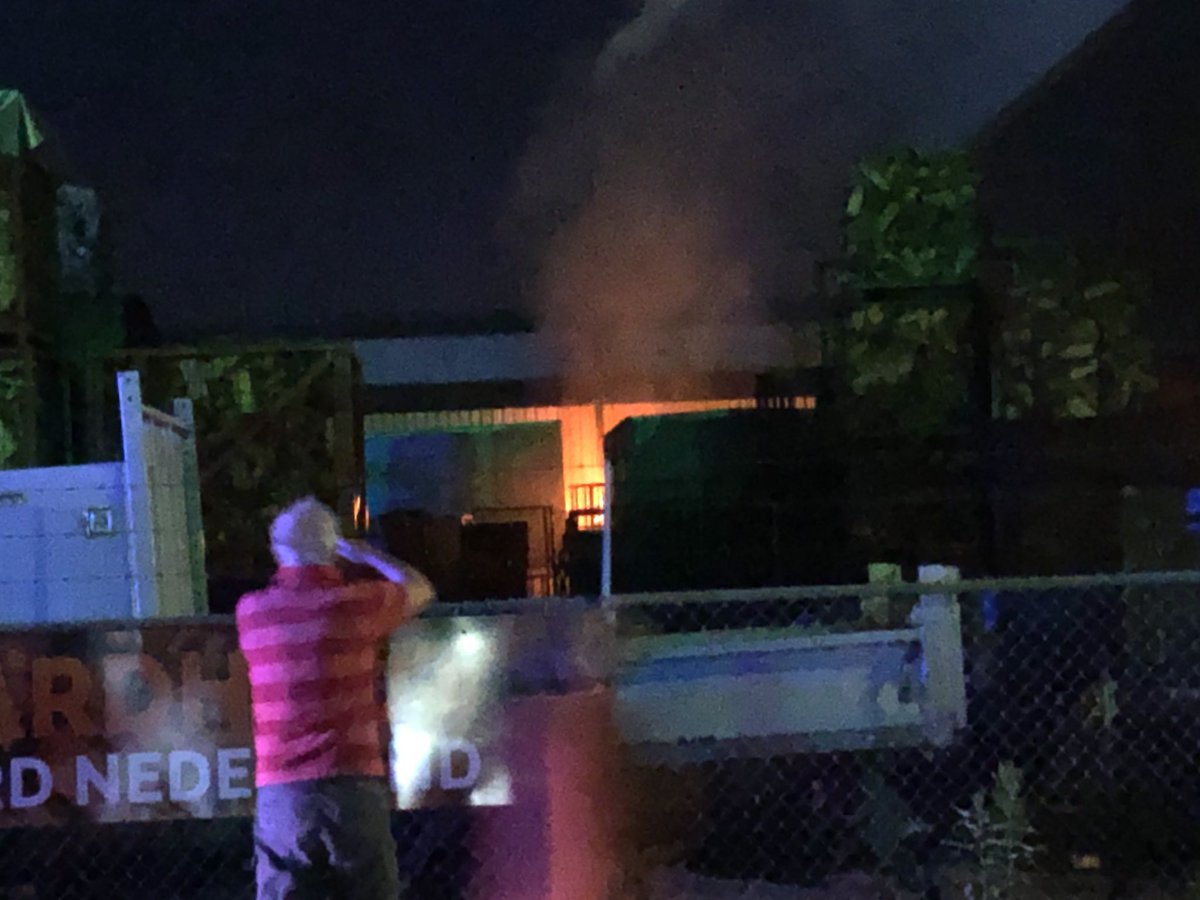 Melding brandweer Orionweg Leeuwarden inzake woedt een brand