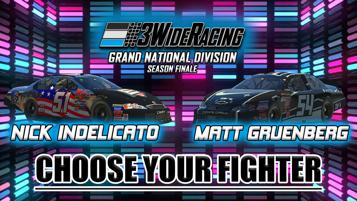 In one corner, standing in at 3'7', weighing 69,000lbs, it's reigning Cup Champ, @Matt_Gruenberg! In the other, coming in at 81'5', weighing a mere 3.1lbs, it's @TheIndelicato42! Just 6pts between the two, it comes down to tonight! #DropTheHammer #Decadeof3Wide #3WidePlayoffs