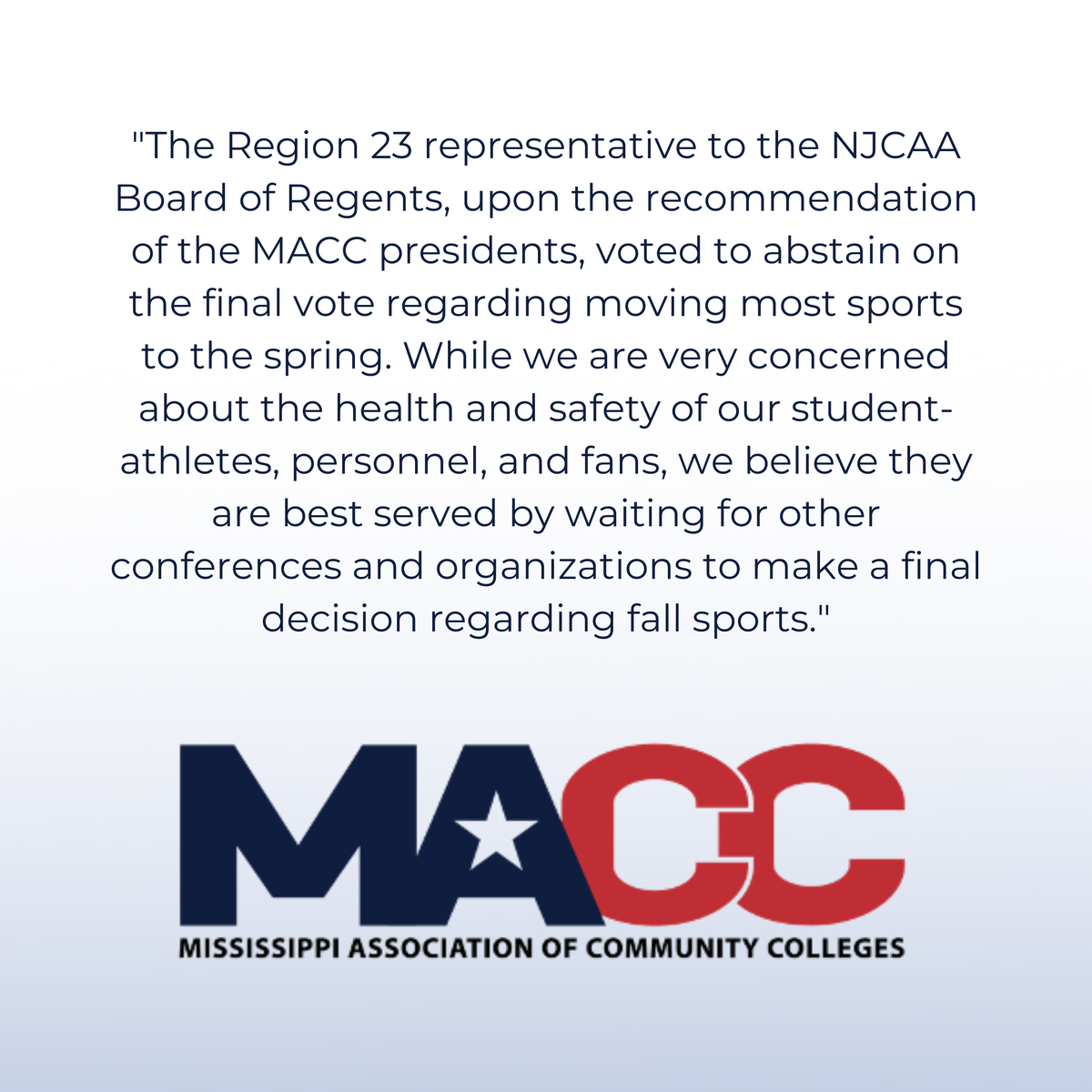 Mississippi Association of Community Colleges tweet media