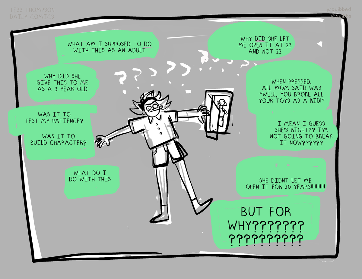 THIS WEEK... was really really weird!!! see for yourself
YOU CAN READ MORE OF MY DAILY COMICS HERE: https://t.co/Z5RDjqIh0U