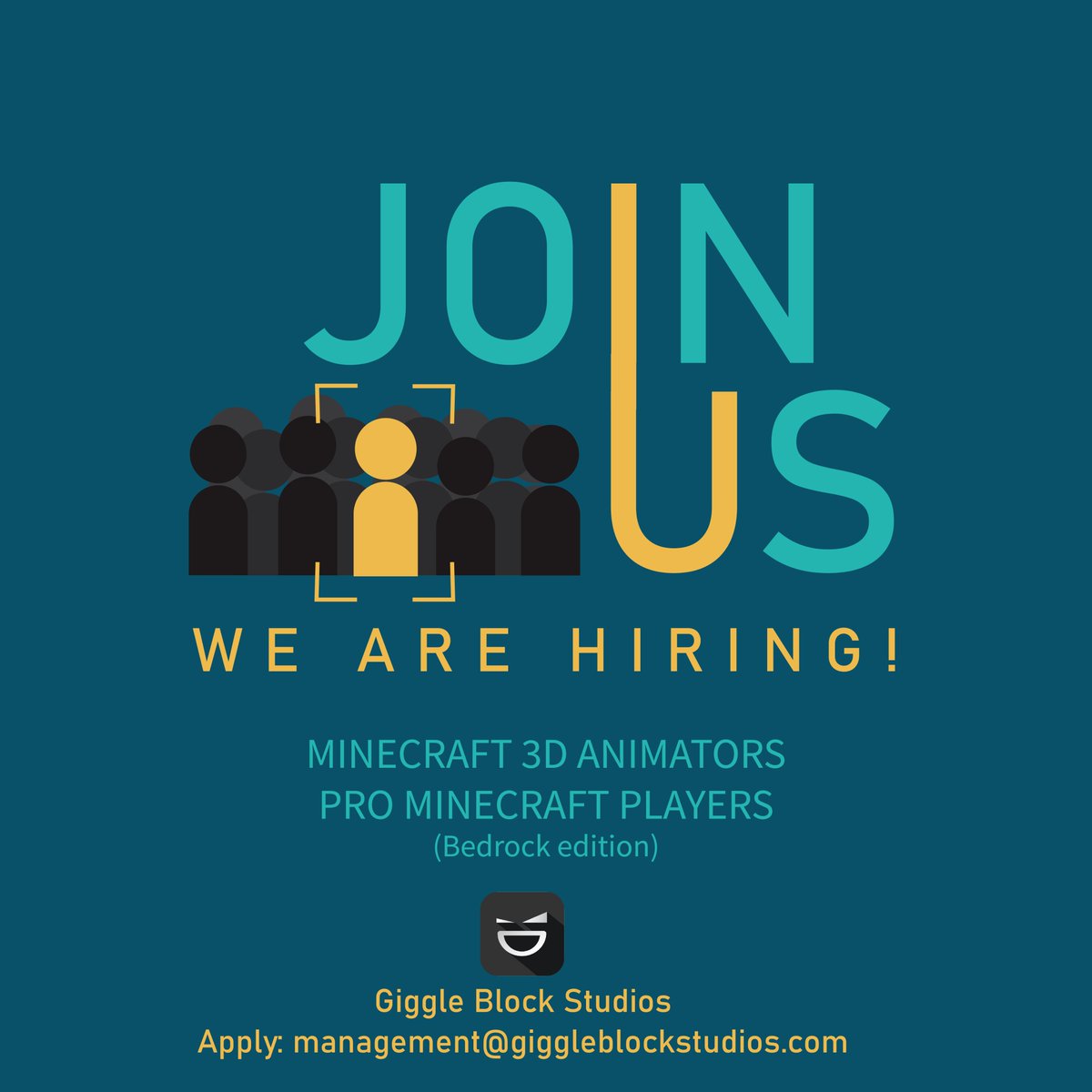 GiggleBlock's tweet photo. Giggle Block Studios have opened new vacancies!
Eligibility details are mentioned below.
#minecraft建築コミュ #minecraft #Job #hiring #marketplace #minecraftjobs
Make sure to retweet! https://t.co/YPBm6UogZW
