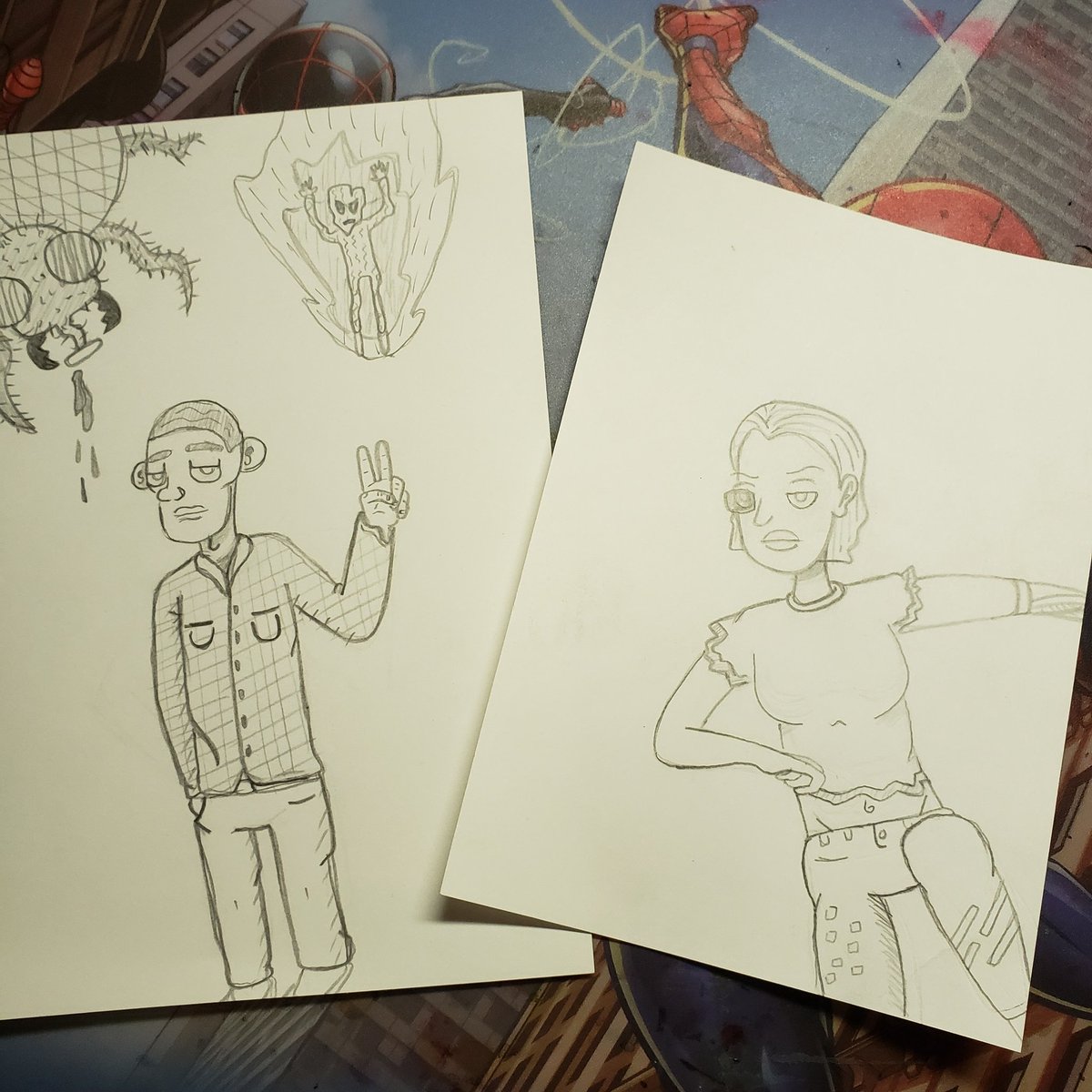 Earthling_Art's tweet photo. Concept art characters for a story https://t.co/BuSPX7EUz8