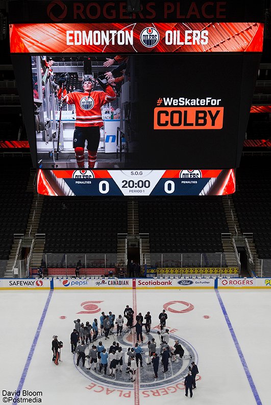 Opening day of the Edmonton Oilers training camp for the NHL Return to Play 2019-20 season at Rogers Place in #yeg #oilers #nhl