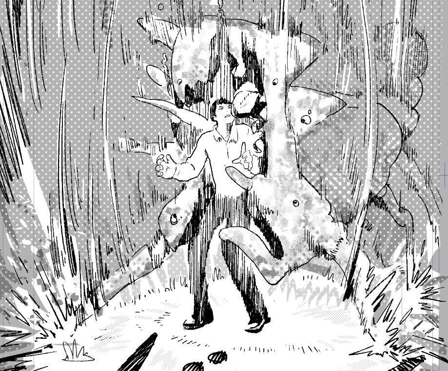 襲撃シーン 