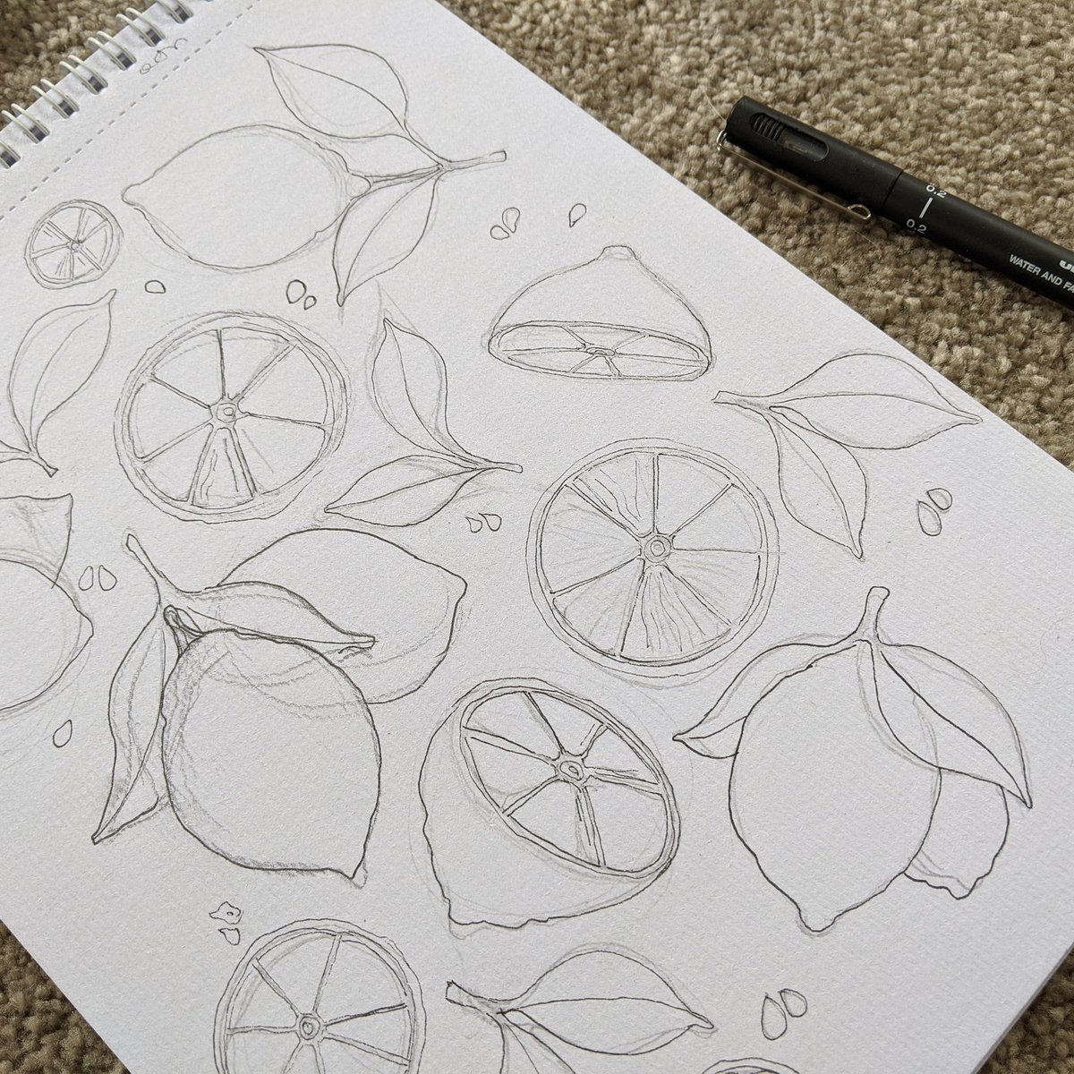 Lemon doodles #illustration #weddingideas #workinprogress