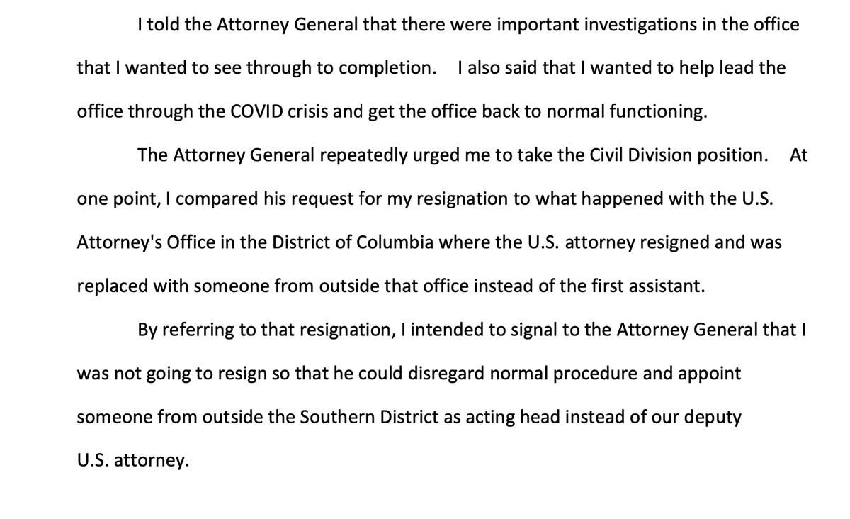 (EG Note: I am loving this)BERMAN: Nevertheless, I persisted in telling him to fuck off, and he said no really, at which point I was like BITCH, DO YOU THINK WE DIDN'T NOTICE WHAT YOU DID TO JESSIE LIU AT USAO-DDC? Ergo, he could fuck all the way off, in a fulsome manner.