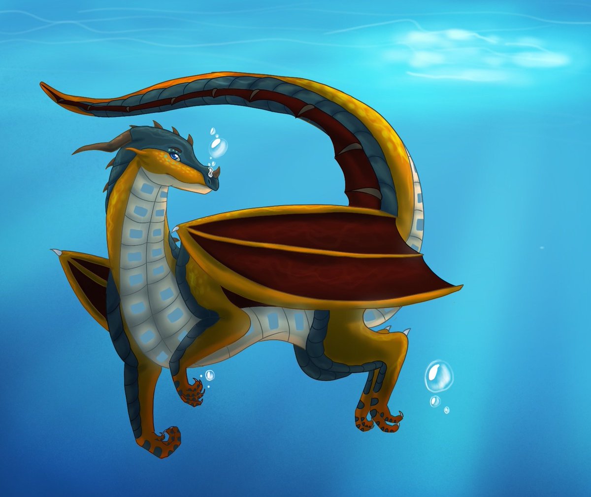 I do not only draw cats! Here is an artfight attack I did of someone's WoF OC! I do love the WoF books so much though 😭

#WingsofFire #artfight2020 #artfight #artfightteamsugar