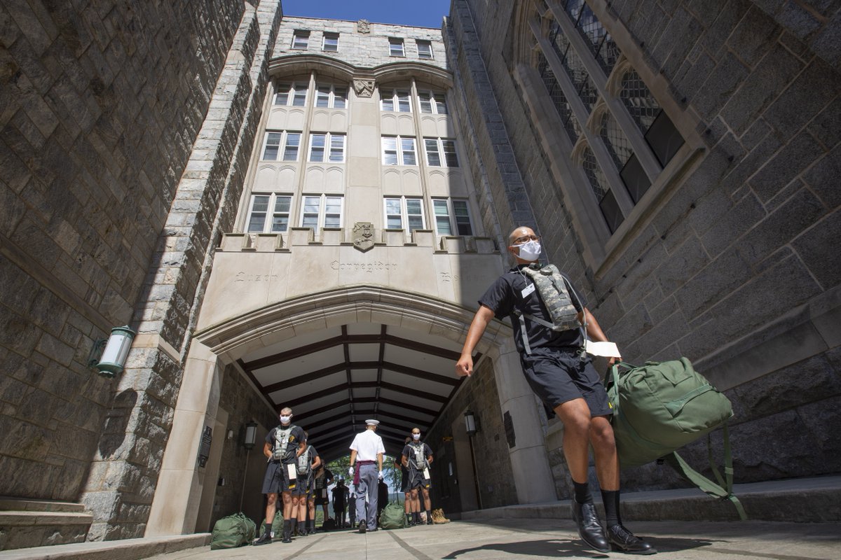 WestPoint_USMA's tweet photo. All in a days' work! 

Tomorrow the last group of new cadets with #USMA2024 will report to #WestPoint for #RDay to begin the 47-month cadet experience. 

Join us here on Twitter as we take you through this momentous day for our last cohort of new cadets.

#RDay2020 https://t.co/PYw9srOS1t