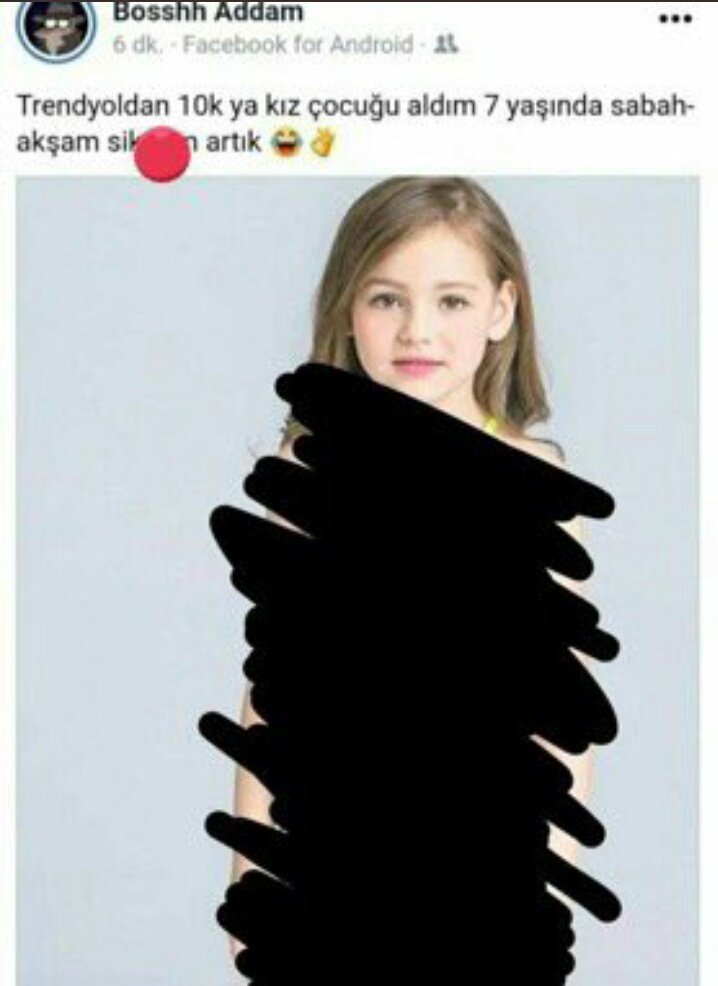 Gafamagre1's tweet photo. Böyle bir konuda bile mizah yapmak, ne desem bilemiyorum. Kendinizi komik mi sanıyorsunuz?
#Wayfairs #warfair #Pedofili #trendyol #trendyolkapatılsın https://t.co/TEmHizYo35