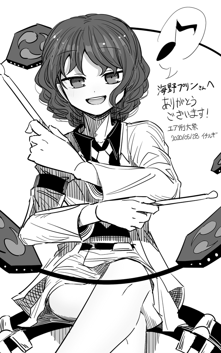 本日の気まぐれ再掲 ～最近のモノクロ絵～ 