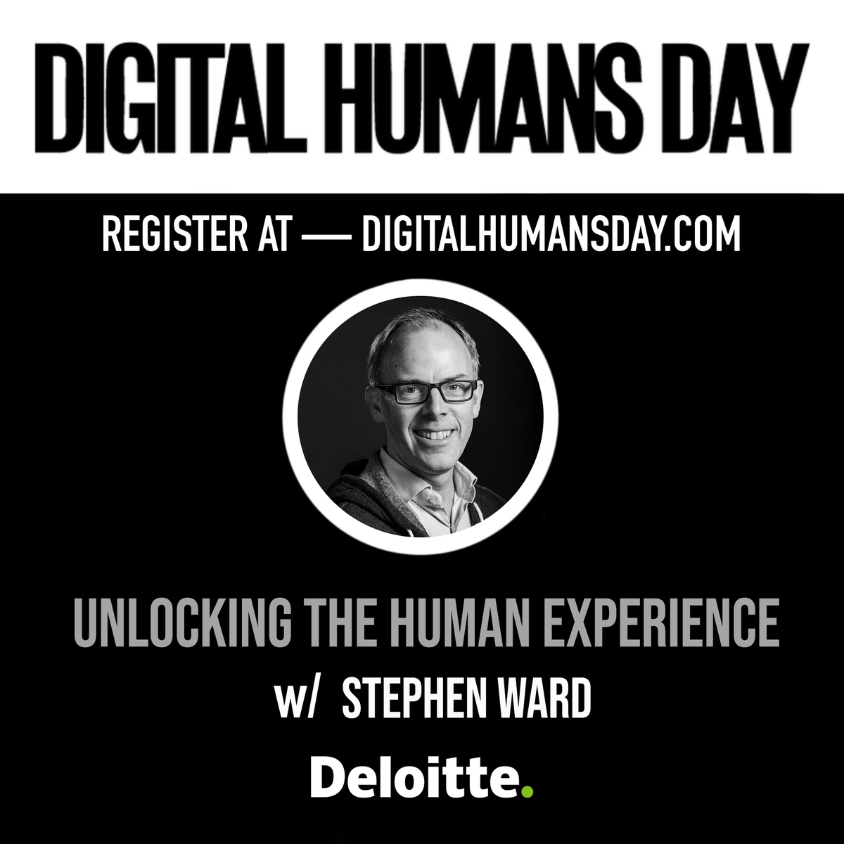 UneeQAI's tweet photo. DHD Speaker Spotlight: @SBWard.

Managing Partner at @DeloitteDIGI_NL, Stephen and his team launched the first Dutch-speaking digital human in healthcare this year.

Join Stephen &amp; us @ #DigitalHumansDay tomorrow. You can still reserve your virtual seat at https://t.co/xSNxRSQaLt https://t.co/sk8xOmhmDL