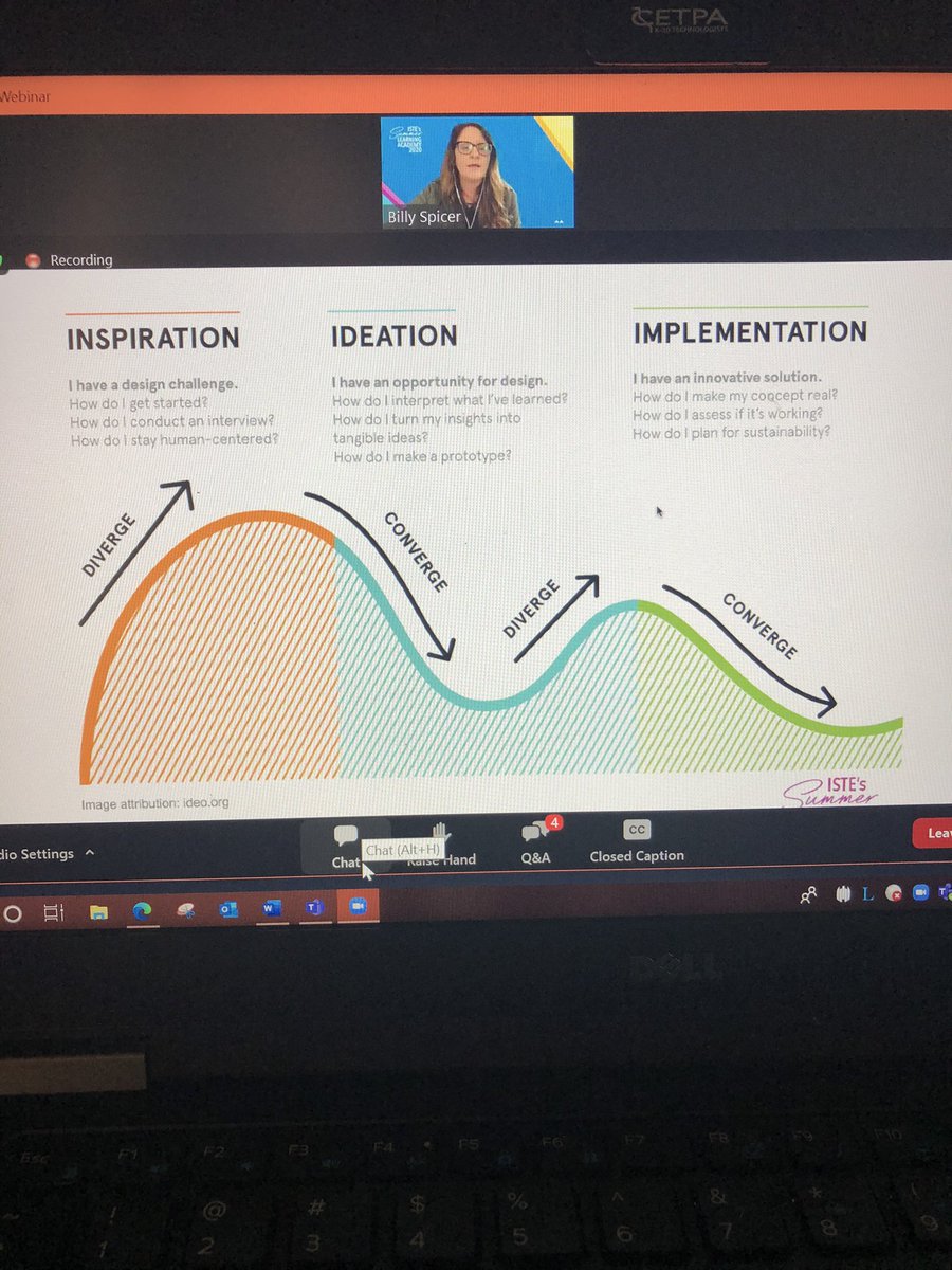 Human center design something that is very much needed especially with everything going on in the education world right now. #ISTESLA20 <a href="/JenWilliamsEdu/">Jennifer Williams</a> <a href="/BillySperlich/">Billy Sperlich</a> @iste