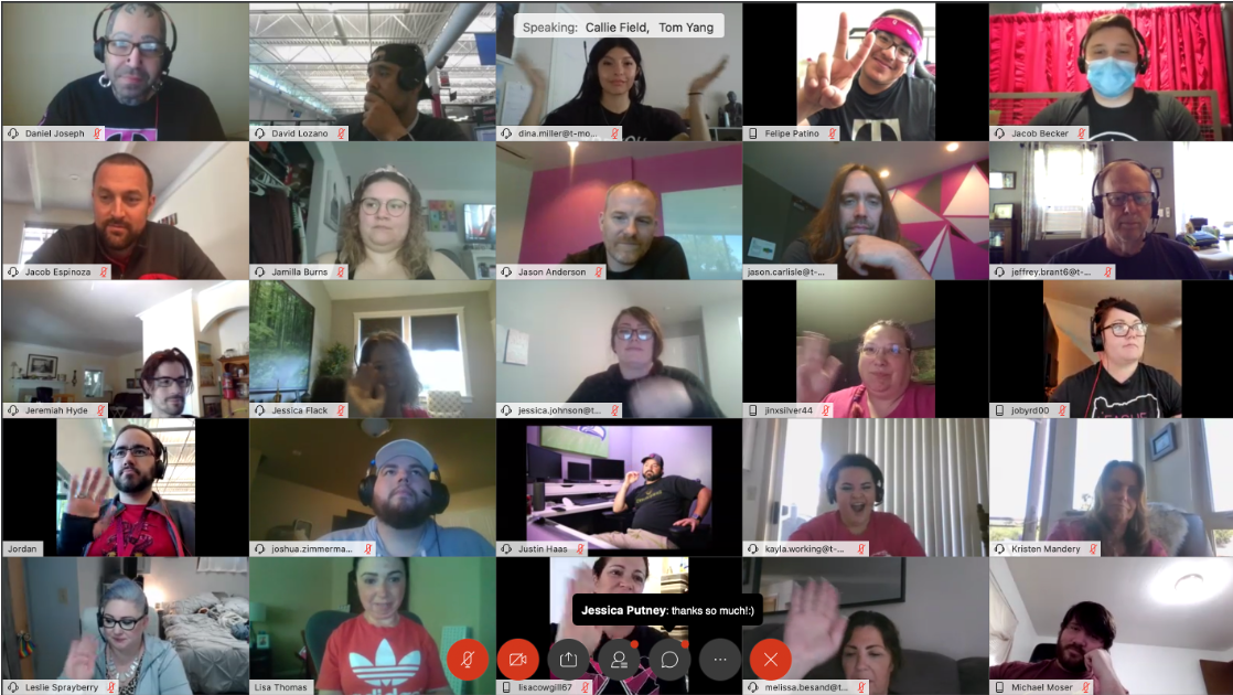 CallieField's tweet photo. I keep saying it, but it’s true. I ♥️ our TeamOfExperts! So great meeting with @RVARockstars, @Team505menaul &amp; @BTB503 talking about the amazing accomplishments we’ve achieved so far, all while working from home! Thanks for all you do. #WeRVA #Phenomenaul #BTB503 https://t.co/ItJFpnfbY1
