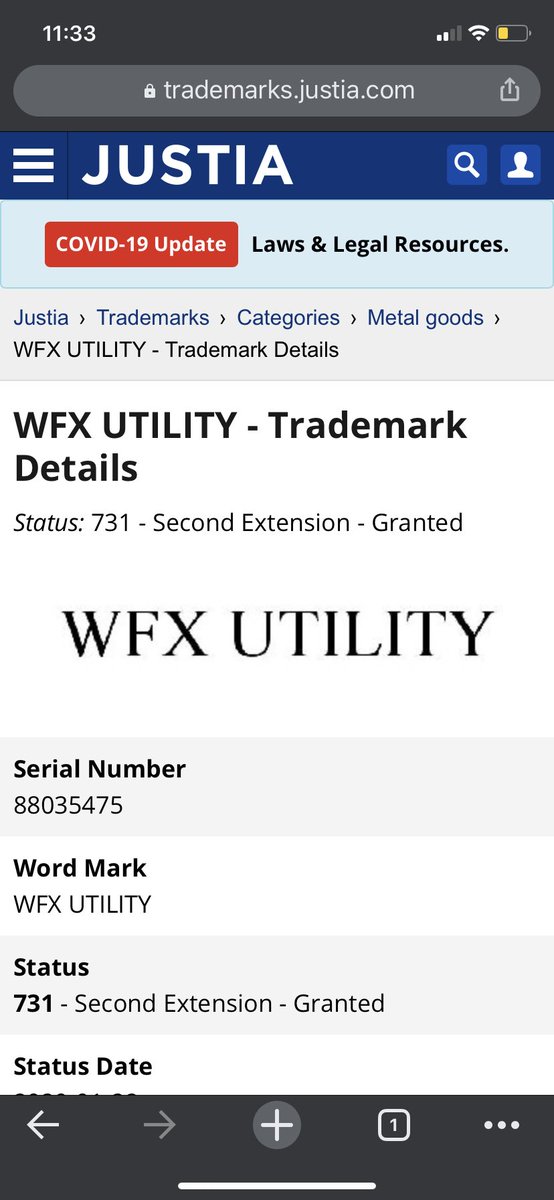 WFX Utility is quite literally a trademark of Wayfair LLC.Source:  https://trademarks.justia.com/880/35/wfx-88035475.html