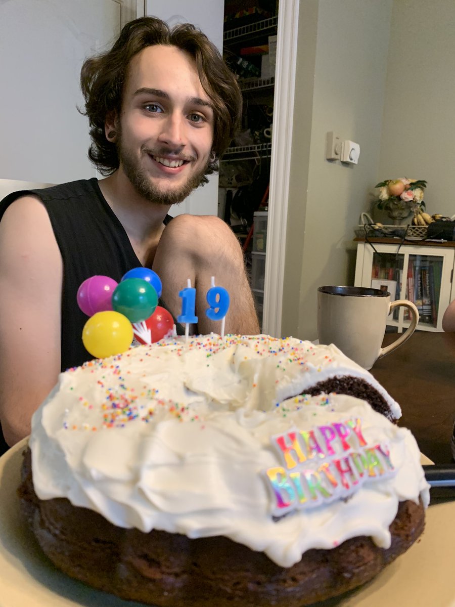 Happy birthday to my beautiful son, Alexandre Bordage! 19 years young today,  seams like yesterday at the Saint John Hospital a 10 lbs 12 onces “gentle giant” the nurses said! Now, with an appartement in Fredericton! Time goes by too fast. Love you to the moon and back! ❤️