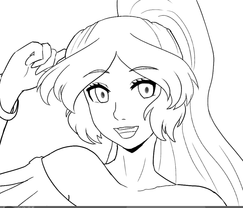 WIP

I've been stuck on drawing her face for too long otl 