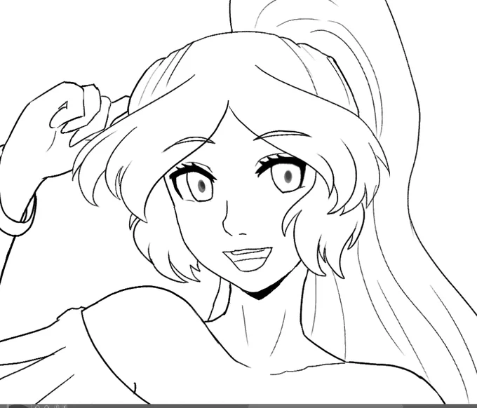 WIP

I've been stuck on drawing her face for too long otl 