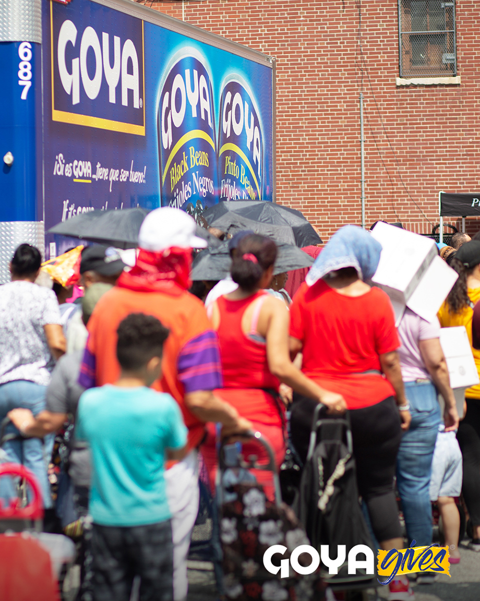 Today, we kick off our Working for Our Country #GoyaGives donation campaign to begin the distribution of two million pounds of food to families in critical need across the United States &amp; Puerto Rico. We are doing our part to give back, as we have always done for 84 years!